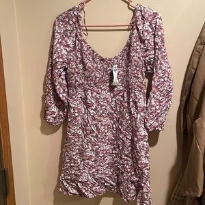 Floral cotton blend Hollister dress